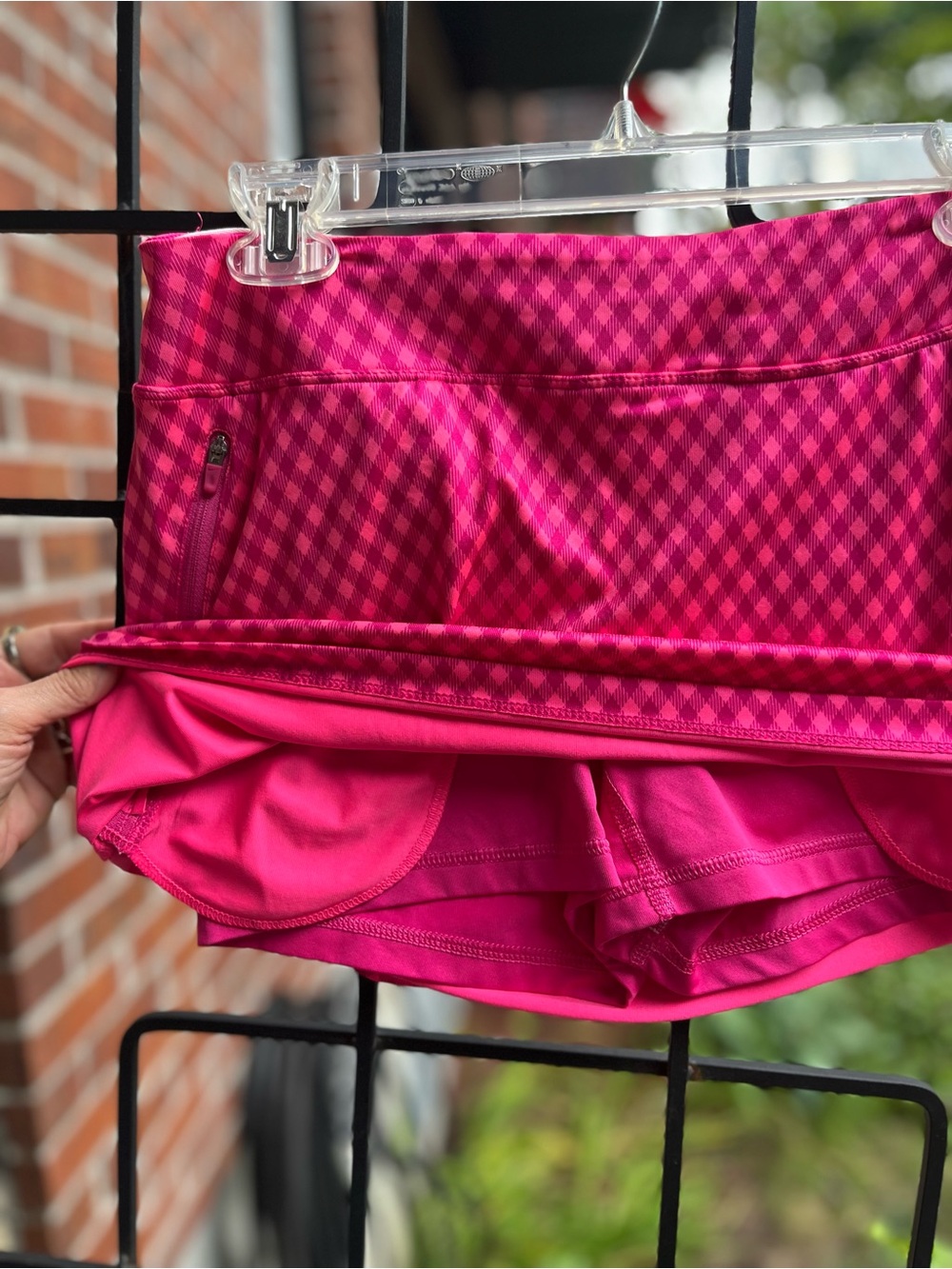 Nike Bright Pink Athletic Skort with Inner Briefs